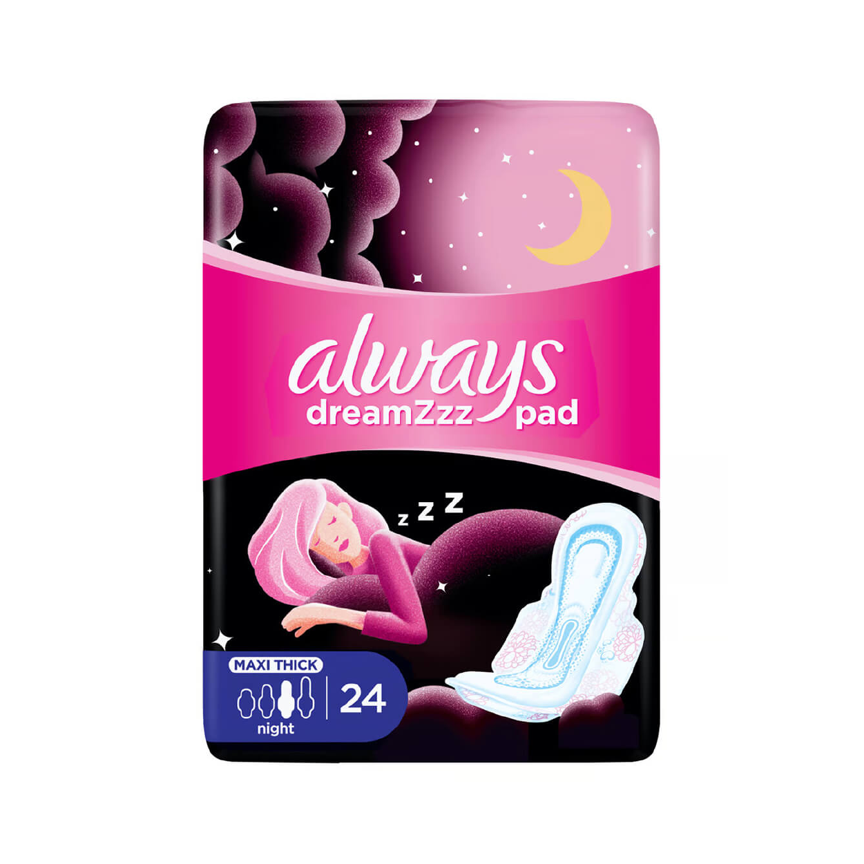 Always Breathable Nyt Soft Dreamzzz 24'S