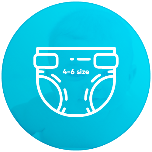 Size 4-6 Diapers