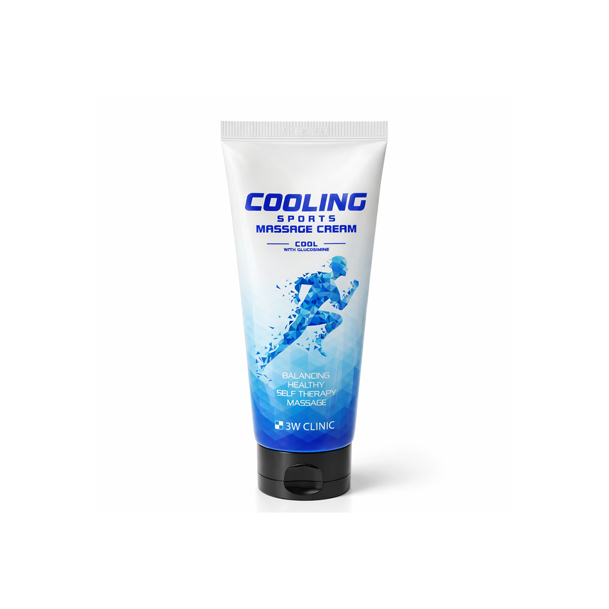 3W Clinic Cooling Sports Massage Cream 120ml muscle pain relief cream with menthol cooling effect for sports recovery