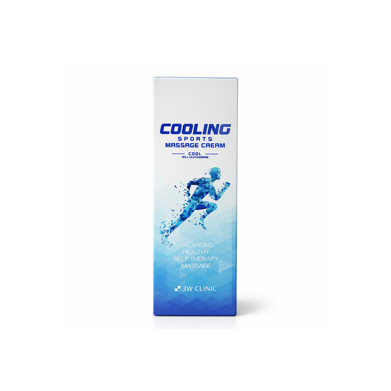 3W Clinic Cooling Sports Massage Cream 120ml muscle pain relief cream with menthol cooling effect for sports recovery
