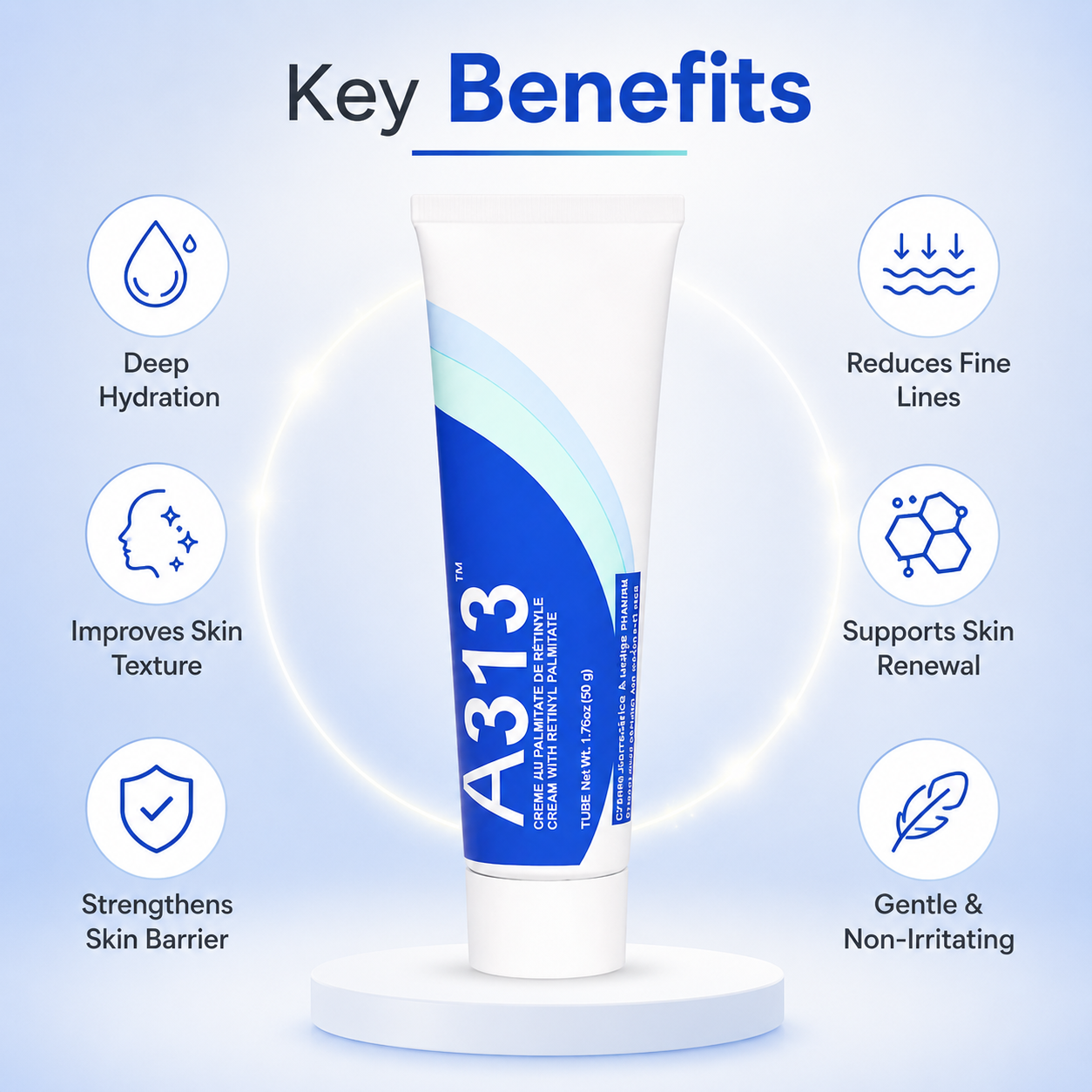 Pharma Development A313 Retinyl Palmitate Corrective Cream 50g retinoid face cream for uneven texture and dry skin