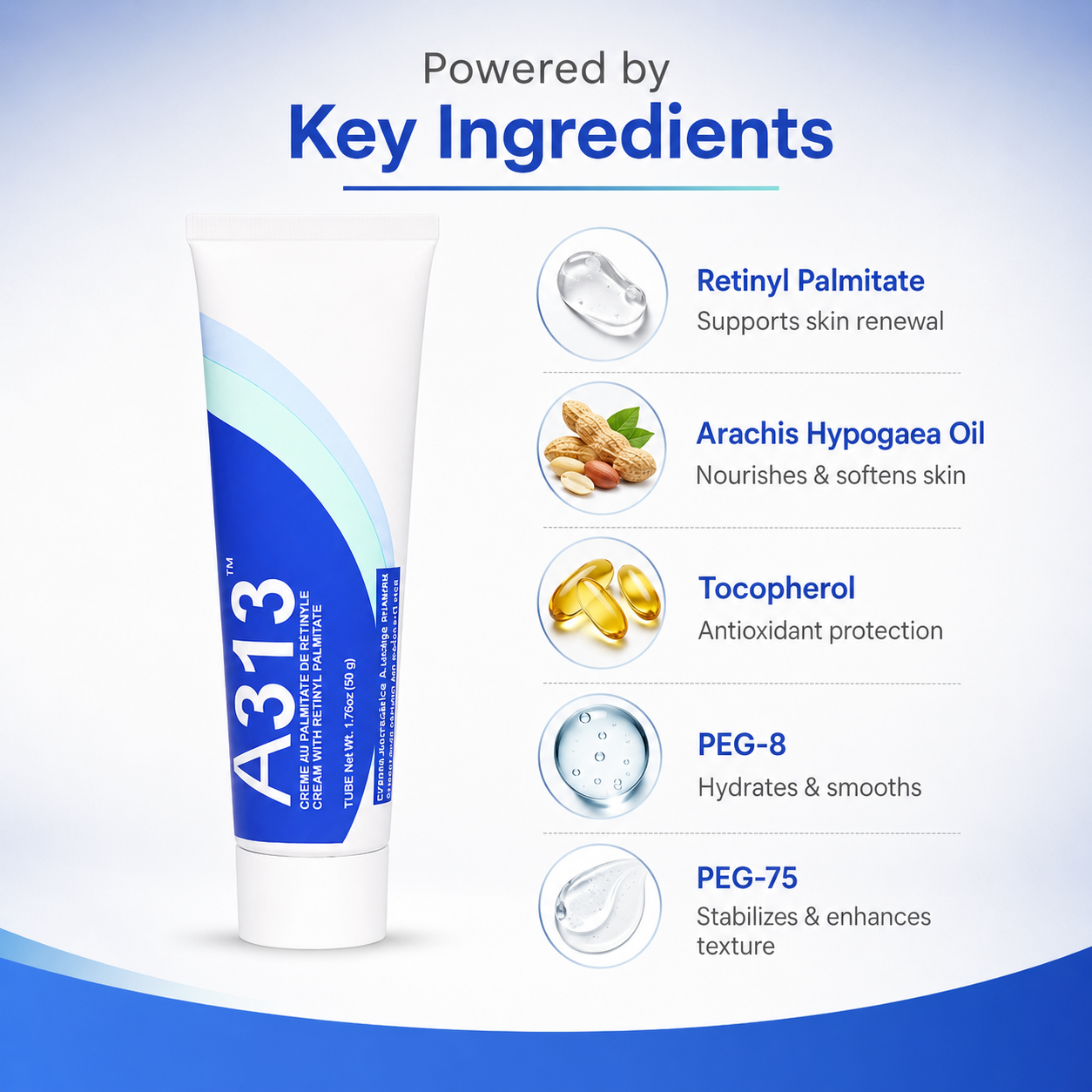 Pharma Development A313 Retinyl Palmitate Corrective Cream 50g retinoid face cream for uneven texture and dry skin
