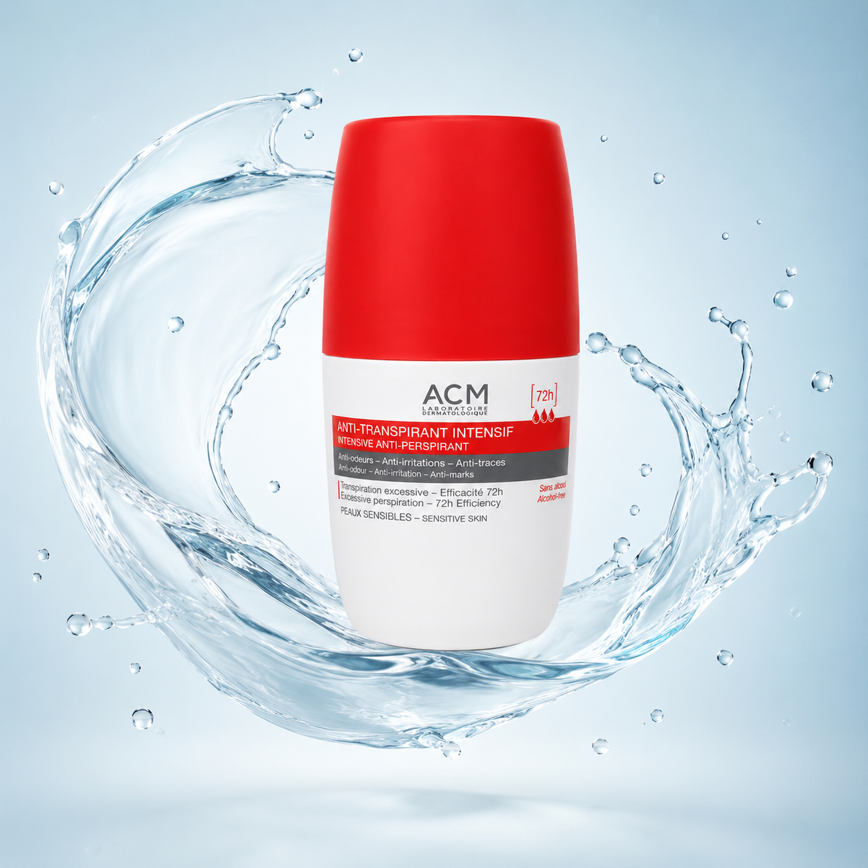 ACM Anti-Transpirant Intensif 72h Roll-On 50ml antiperspirant for excessive sweating and long-lasting odor protection