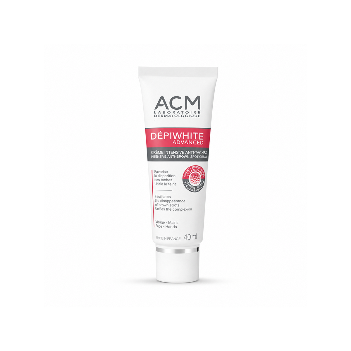 ACM Dépiwhite Advanced Crème Intensive Anti-Taches Intensive Anti-Brown Spot Cream 40ml for reducing dark spots and pigmentation