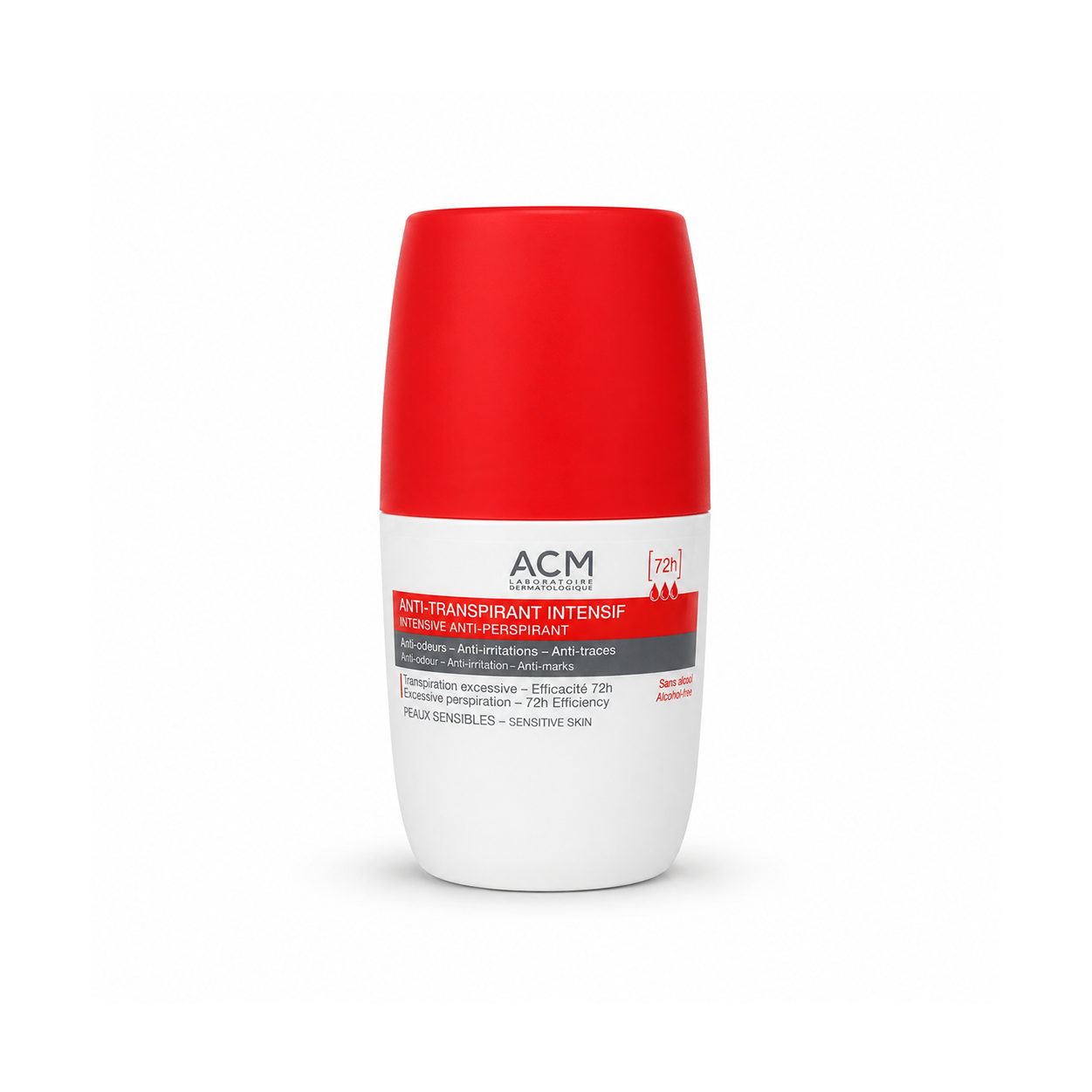 ACM Anti-Transpirant Intensif 72h Roll-On 50ml antiperspirant for excessive sweating and long-lasting odor protection