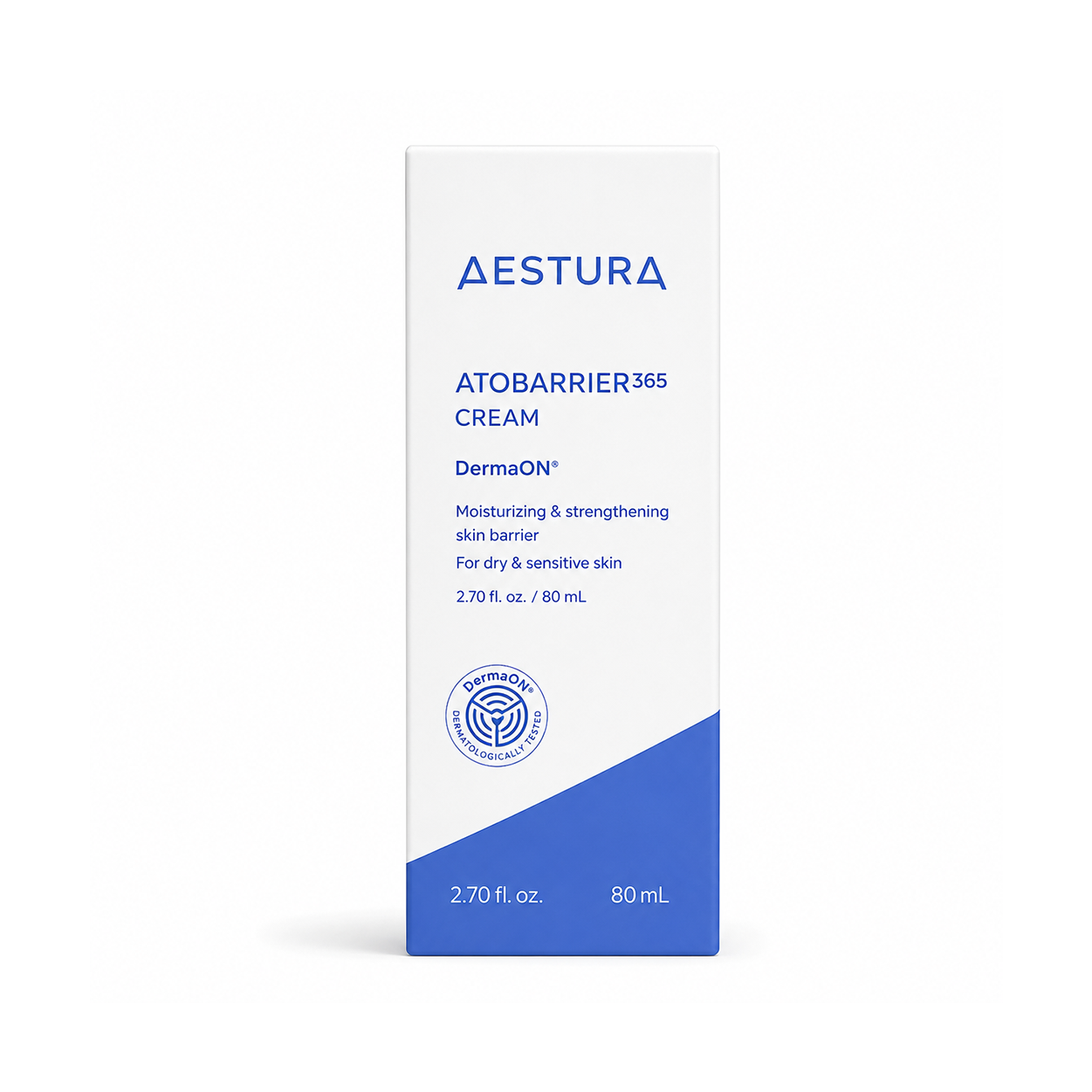 AESTURA ATOBARRIER365 Cream Barrier Repair Face Cream 80mL for dry and sensitive skin with long-lasting hydration and skin barrier support