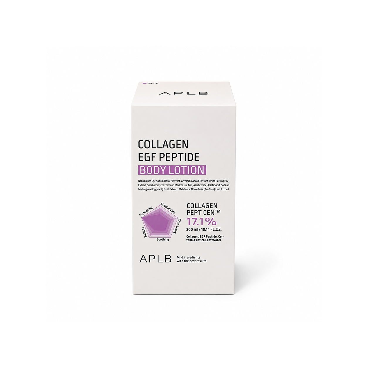 APLB Collagen EGF Peptide Body Lotion 300ml for moisturizing and softening dry, rough body skin