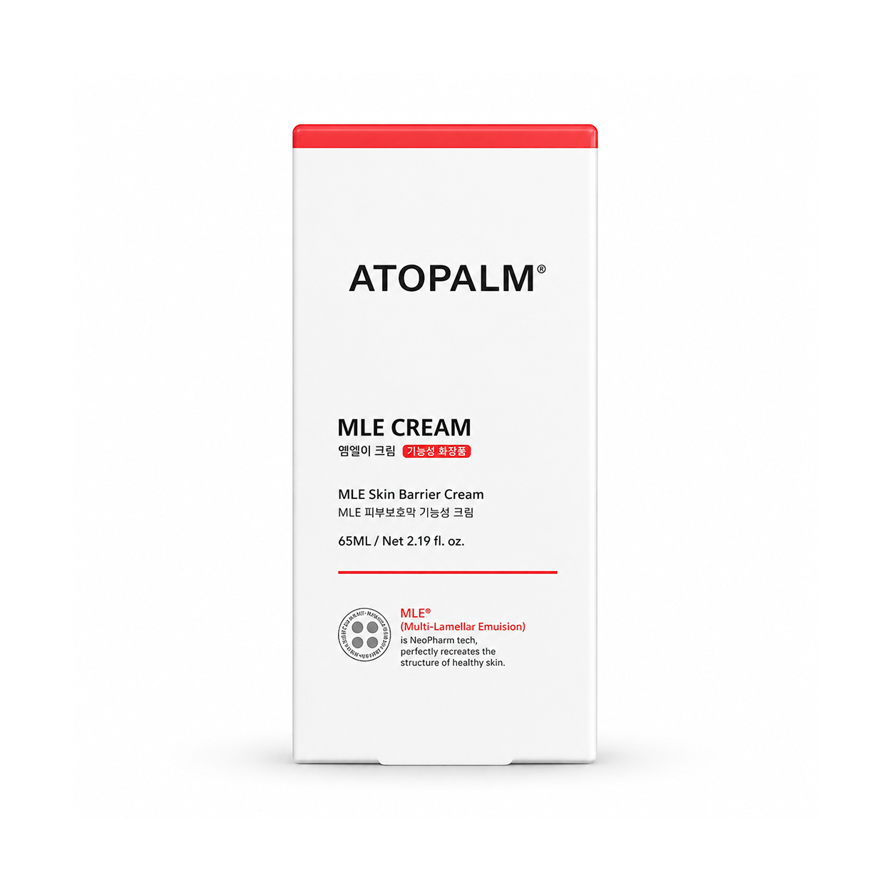ATOPALM MLE Cream Skin Barrier Repair Cream 65ml for dry and sensitive skin, providing deep hydration and long-lasting moisture.
