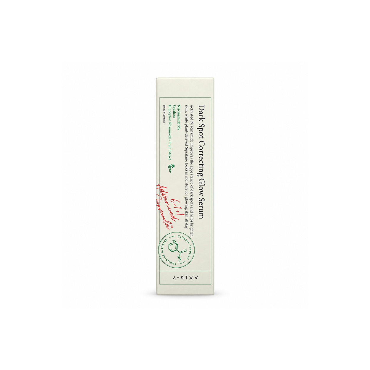 AXIS-Y Dark Spot Correcting Glow Serum face serum 50ml for brightening skin and improving dark spots