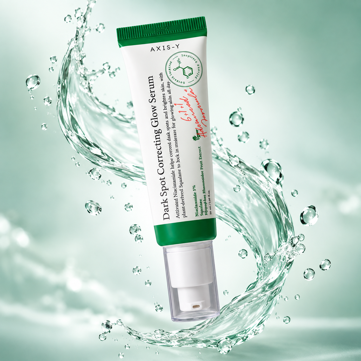 AXIS-Y Dark Spot Correcting Glow Serum face serum 50ml for brightening skin and improving dark spots