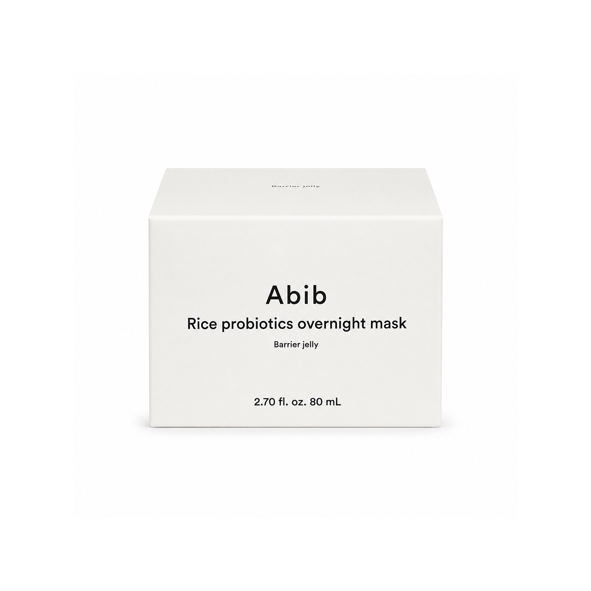 Abib Rice Probiotics Overnight Mask Barrier Jelly 80ml overnight face mask for dry skin and barrier moisture care