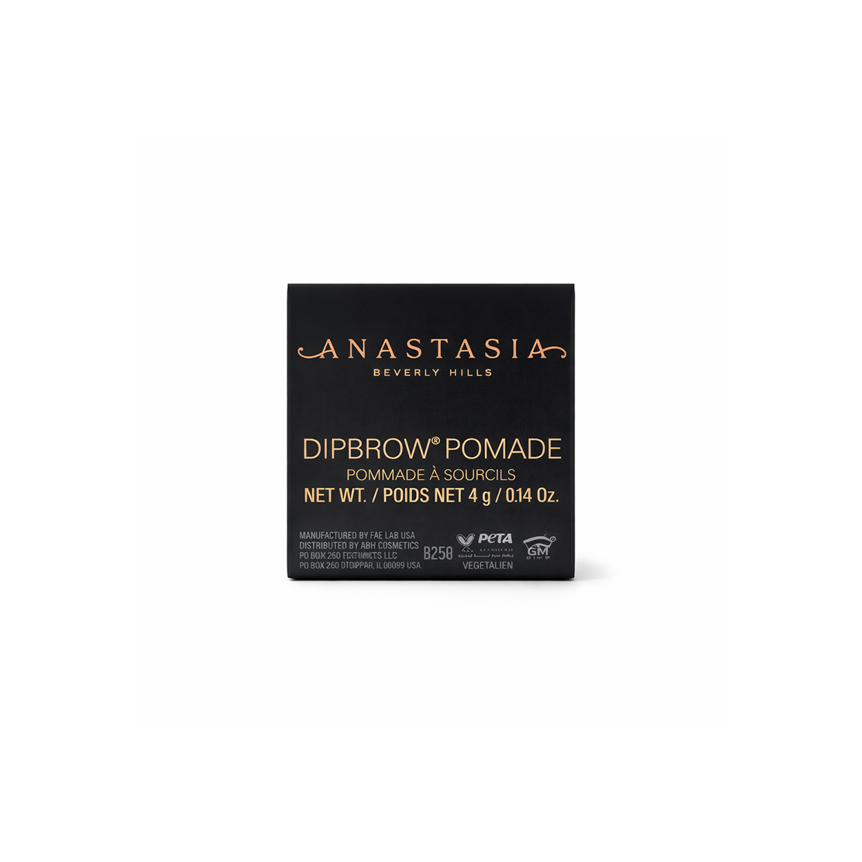 Anastasia Beverly Hills Dipbrow Pomade 4g eyebrow pomade for waterproof, long-lasting brow definition in dark shades