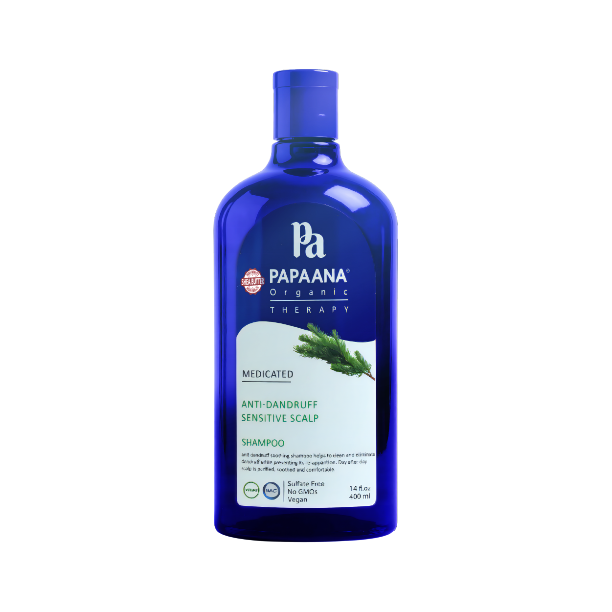 Papaana Organic Anti-Dandruff Sensitive Scalp Shampoo