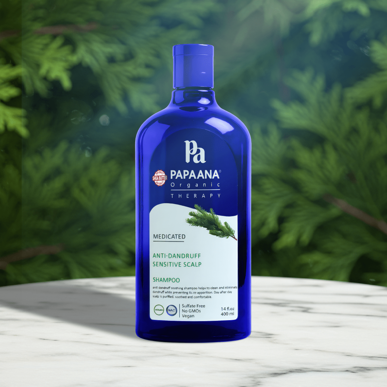 Papaana Organic Anti-Dandruff Sensitive Scalp Shampoo