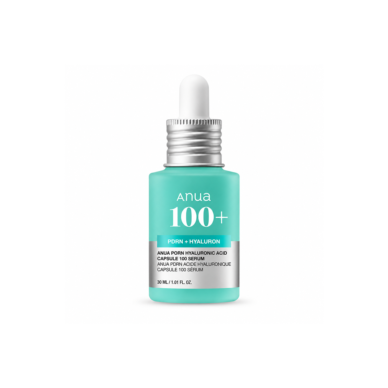 Anua PDRN Hyaluronic Acid Capsule 100 Serum facial serum, 30ml, for deep hydration and smoother-looking skin.