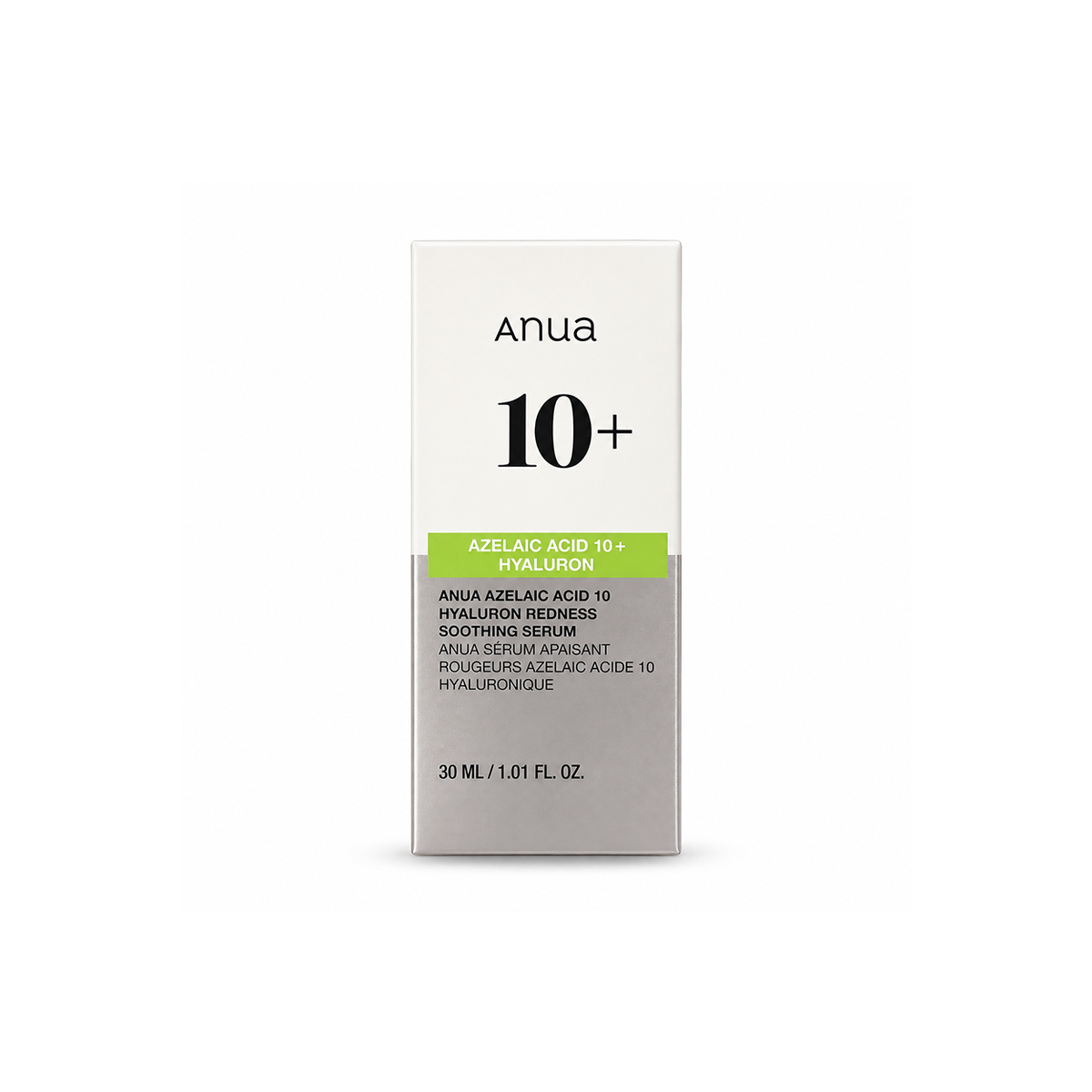 Anua 10+ Azelaic Acid 10 + Hyaluron Redness Soothing Serum 30ml for redness-soothing facial hydration