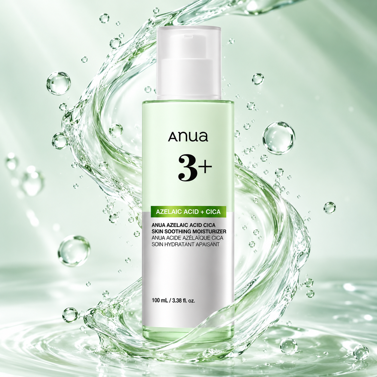 Anua Azelaic Acid Cica Skin Soothing Moisturizer, face moisturizer 100ml for dry, stressed skin