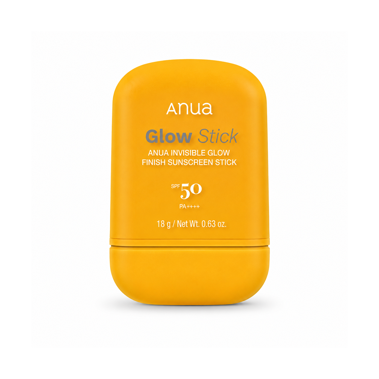 Anua Glow Stick Invisible Finish Sunscreen Stick SPF50 PA++++ 18g for lightweight daily UV protection with invisible glow finish