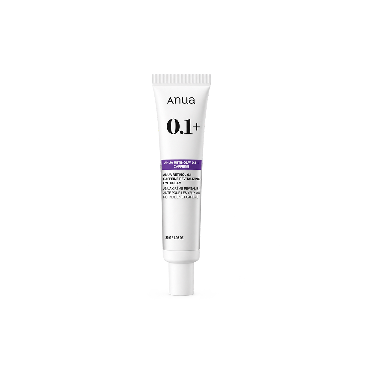 Anua Retinol 0.1 Caffeine Revitalizing Eye Cream 30g for fine lines and tired-looking eyes