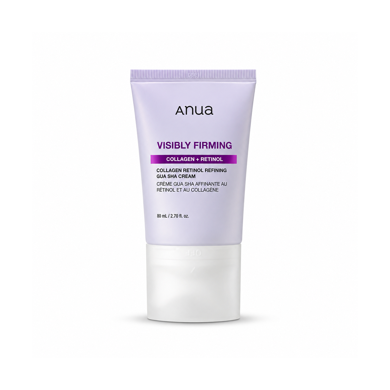 Anua Visibly Firming Collagen Retinol Gua Sha Cream 80ml firming face cream for improving skin elasticity and texture