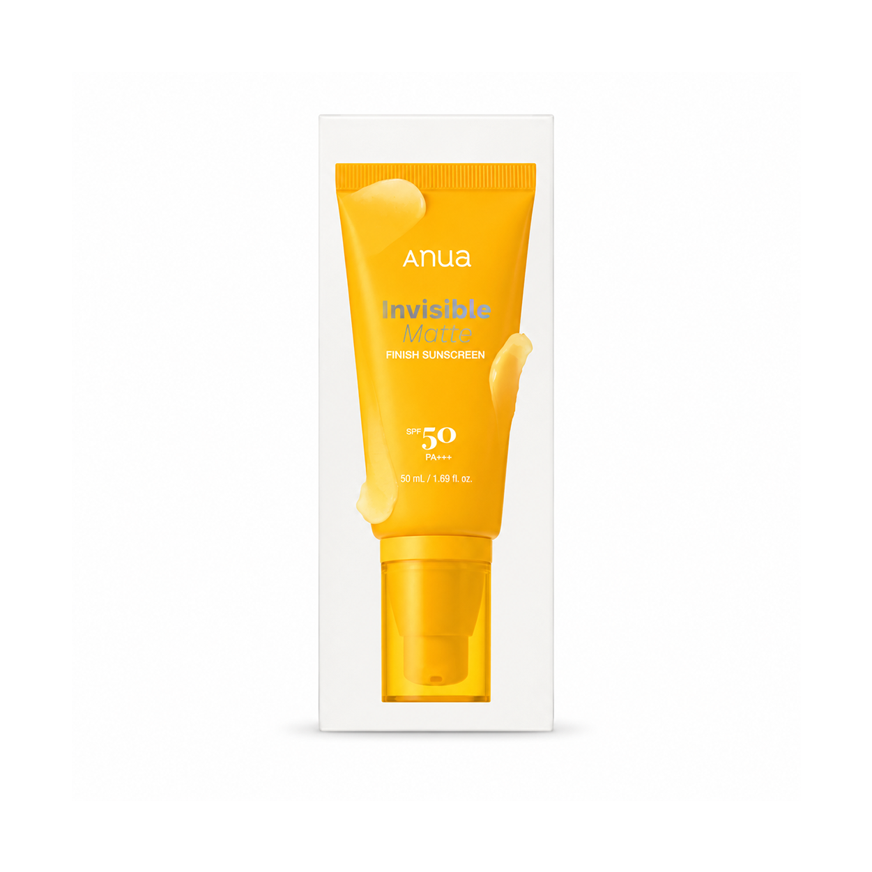 Anua Invisible Matte Finish Sunscreen SPF 50 PA+++ 50ml matte face sunscreen for lightweight daily UV protection without greasiness
