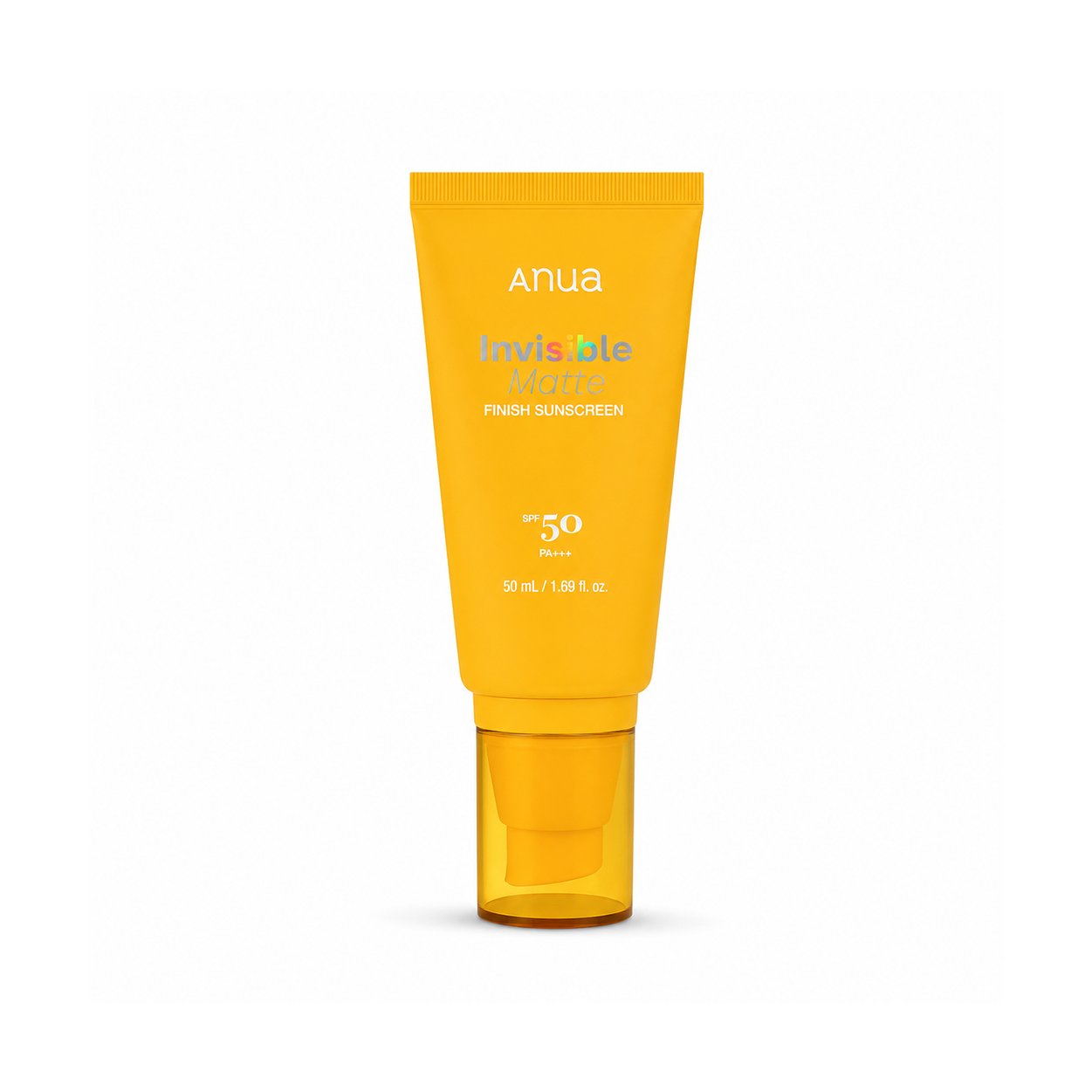 Anua Invisible Matte Finish Sunscreen SPF 50 PA+++ 50ml matte face sunscreen for lightweight daily UV protection without greasiness