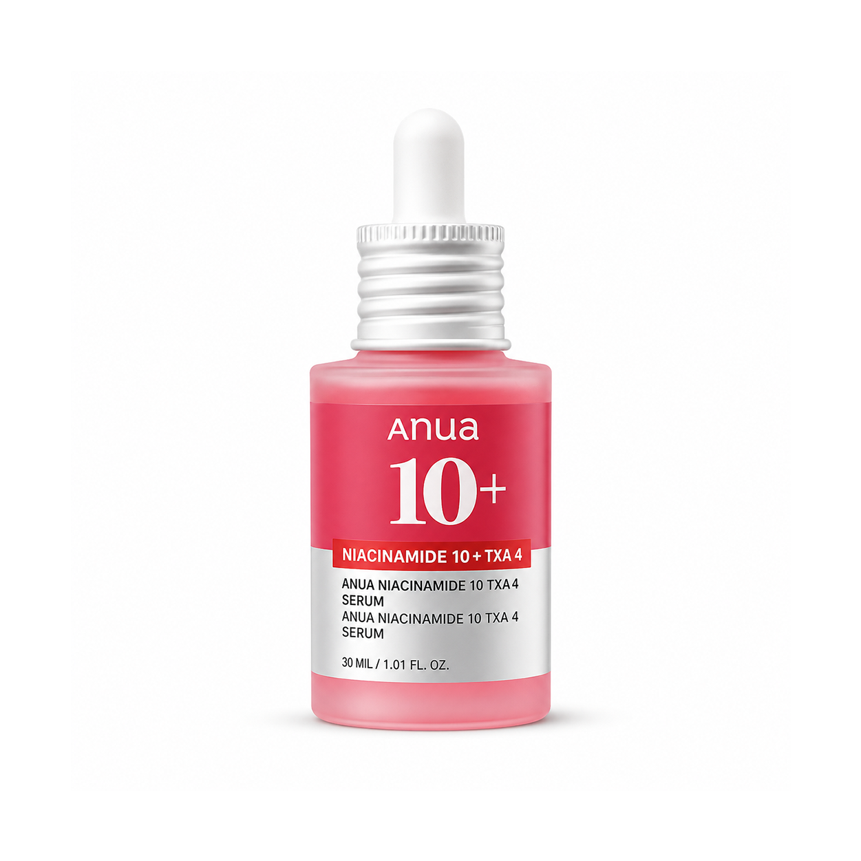 Anua Niacinamide 10 + TXA 4 Serum 30ml brightening face serum with Niacinamide and TXA for dark spots and uneven skin tone.
