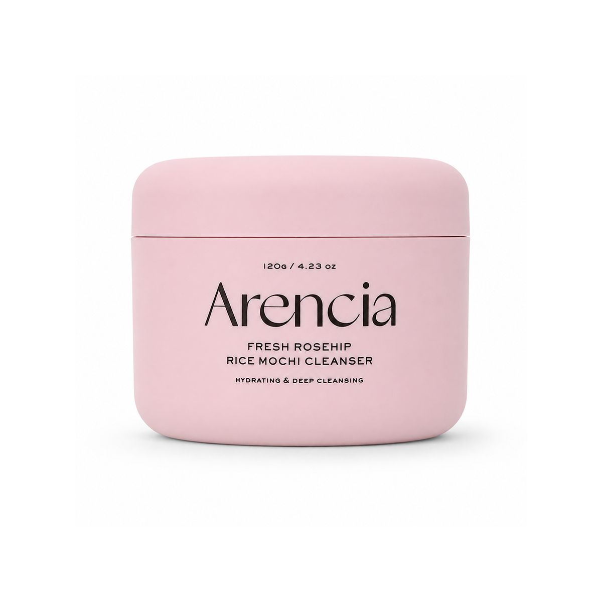 Arencia Fresh Rosehip Rice Mochi Cleanser face cleanser 120g, hydrating and deep cleansing formula