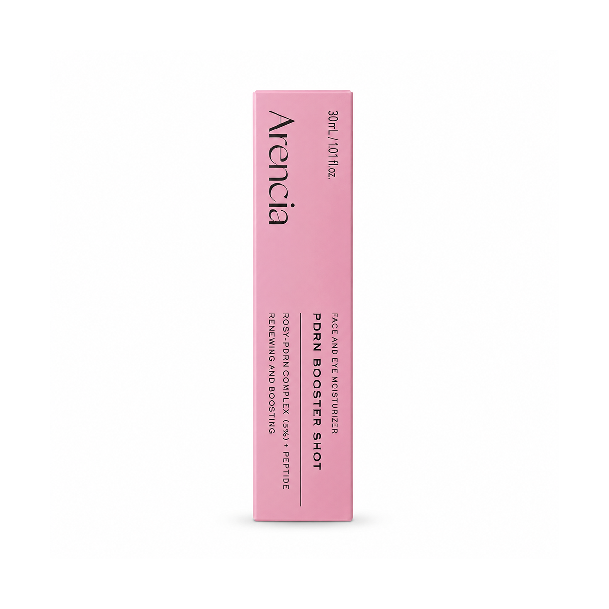 Arencia PDRN Booster Shot Face and Eye Moisturizer 30ml hydrating peptide cream for dry and dehydrated skin