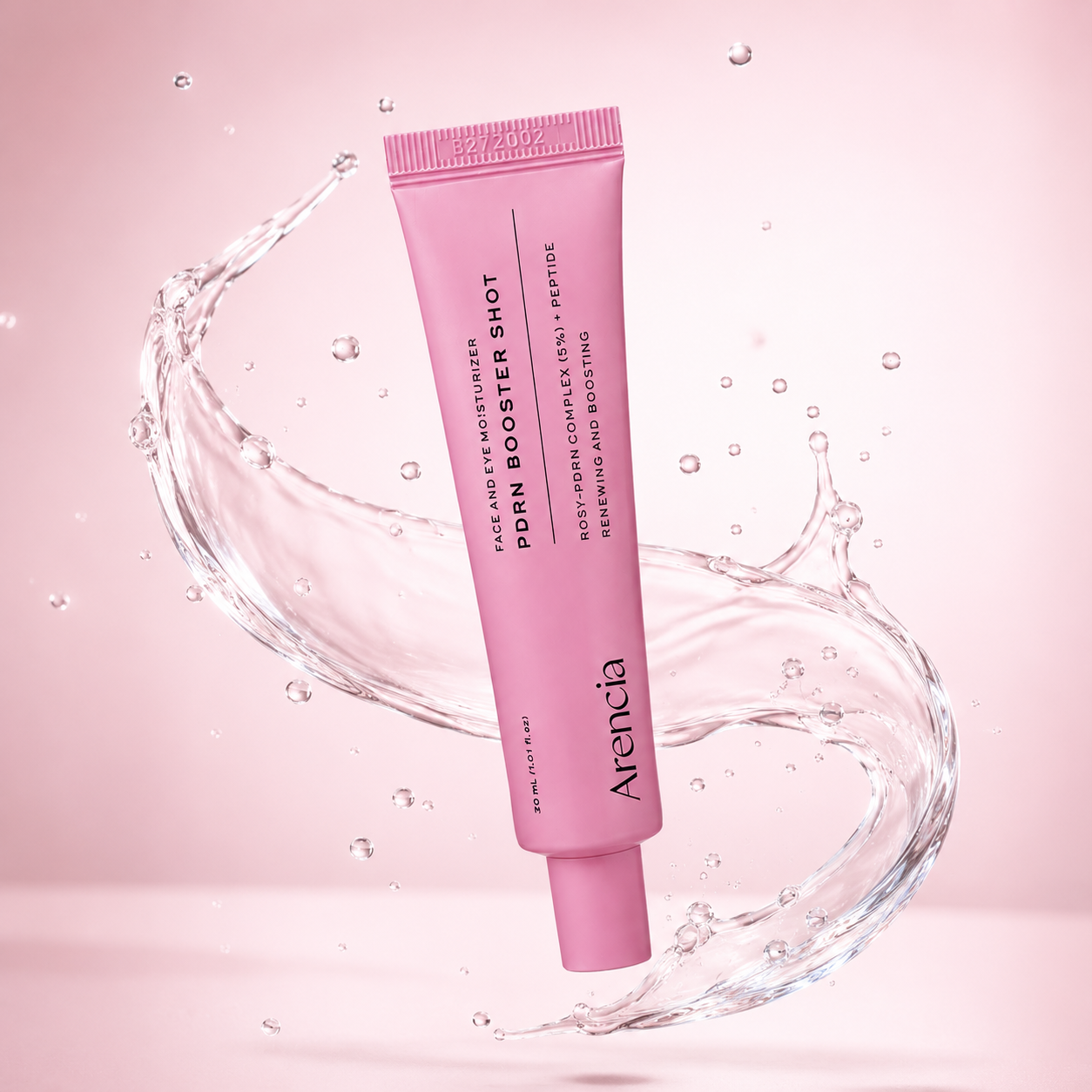 Arencia PDRN Booster Shot Face and Eye Moisturizer 30ml hydrating peptide cream for dry and dehydrated skin