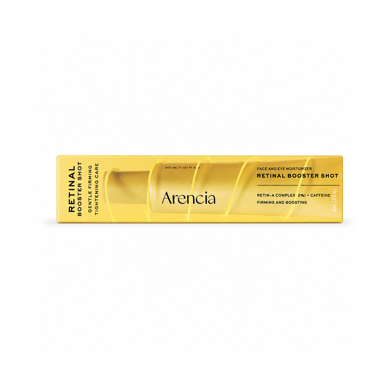Arencia Retinal Booster Shot Face And Eye Cream Moisturizer 30ml, retinal face and eye cream that helps firm skin and reduce fine lines.