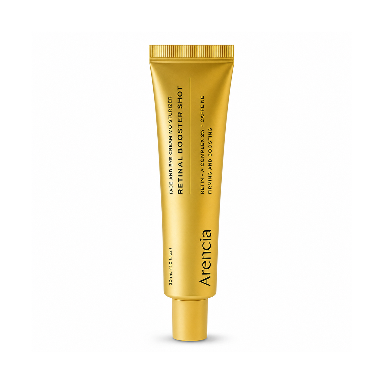Arencia Retinal Booster Shot Face And Eye Cream Moisturizer 30ml, retinal face and eye cream that helps firm skin and reduce fine lines.
