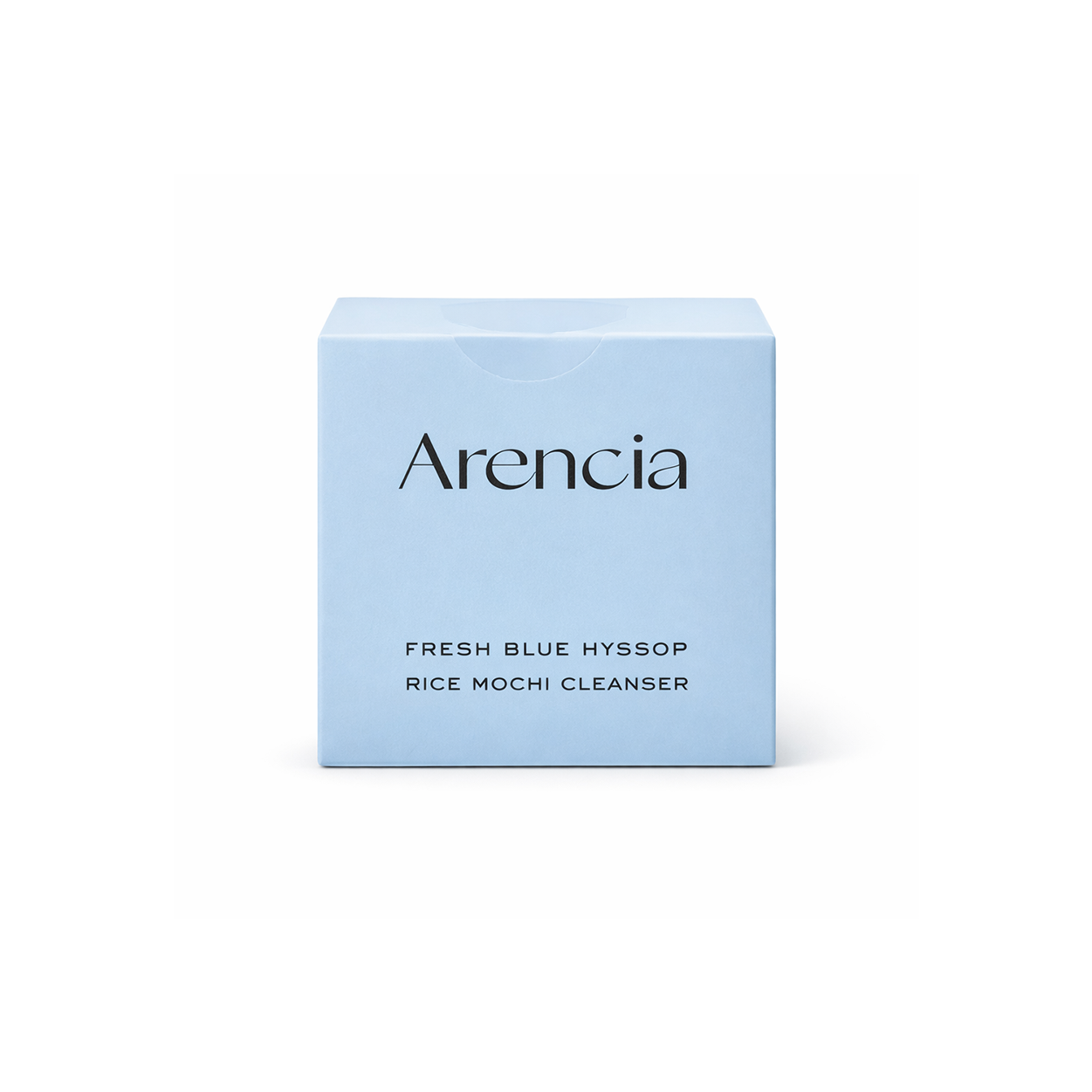 Arencia Fresh Blue Hyssop Rice Mochi Cleanser 120g hydrating exfoliating face cleanser for smooth and glowing skin