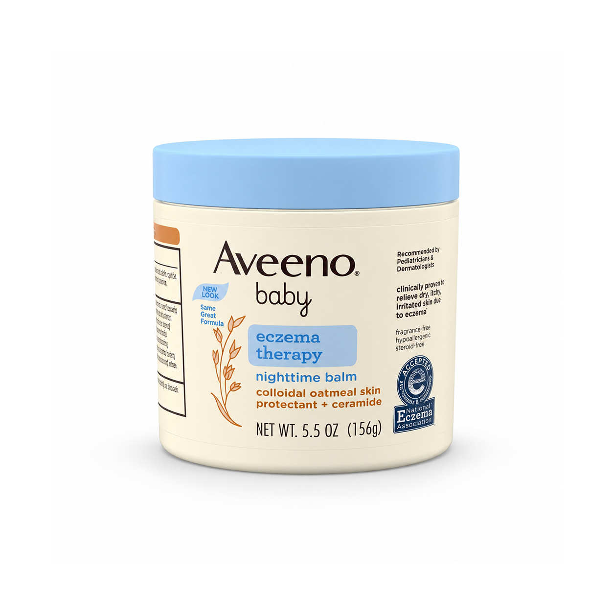 Aveeno Baby Eczema Therapy Nighttime Balm 156g baby eczema cream with colloidal oatmeal for dry itchy sensitive skin