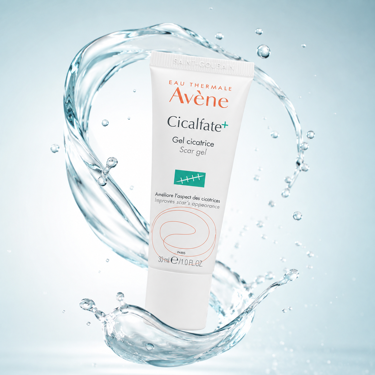 Avène Cicalfate+ Scar Gel 30ml for healed scar care, helping improve scar appearance and texture