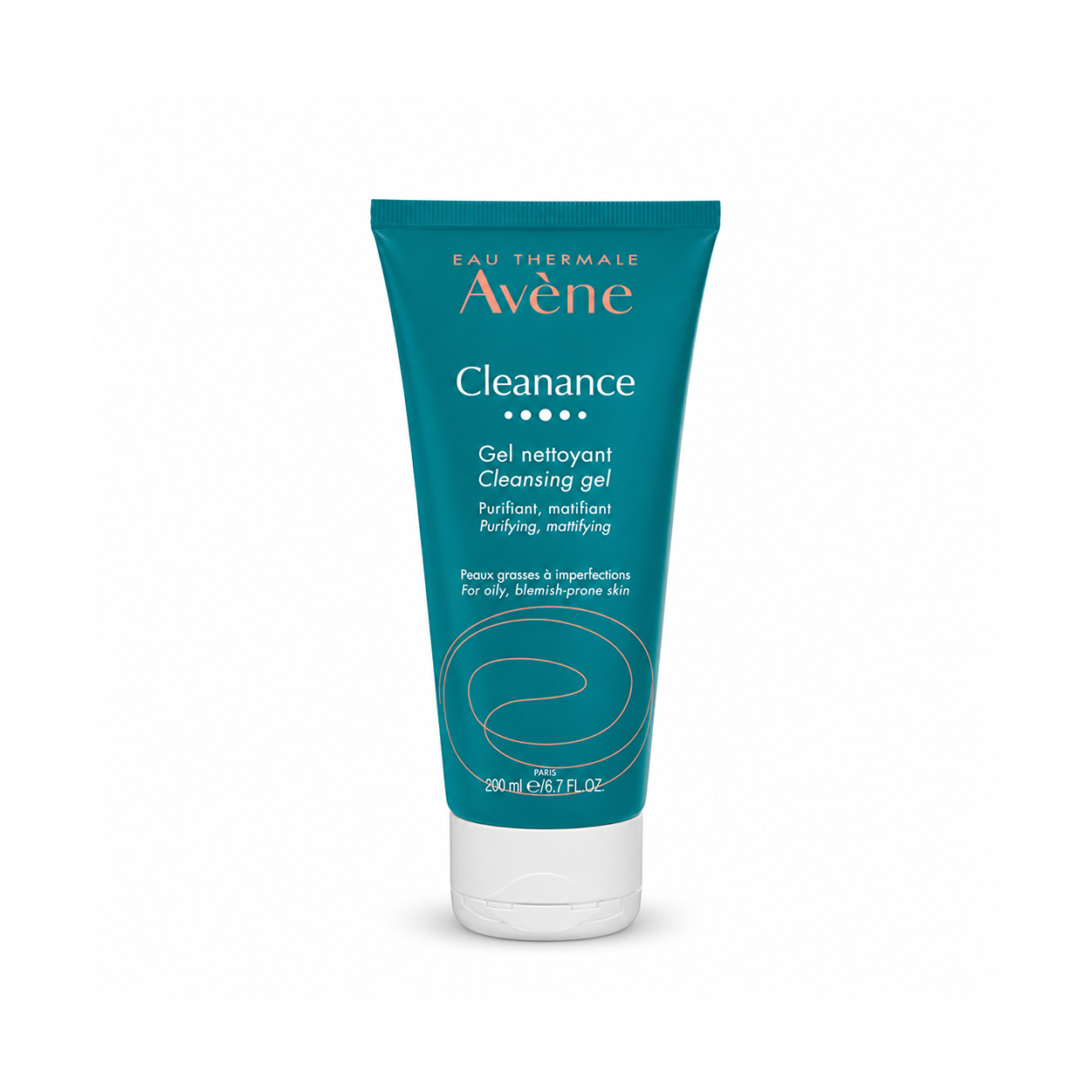 Avène Cleanance Cleansing Gel 200ml oil control face wash for oily and acne-prone skin, helping reduce excess shine and impurities.