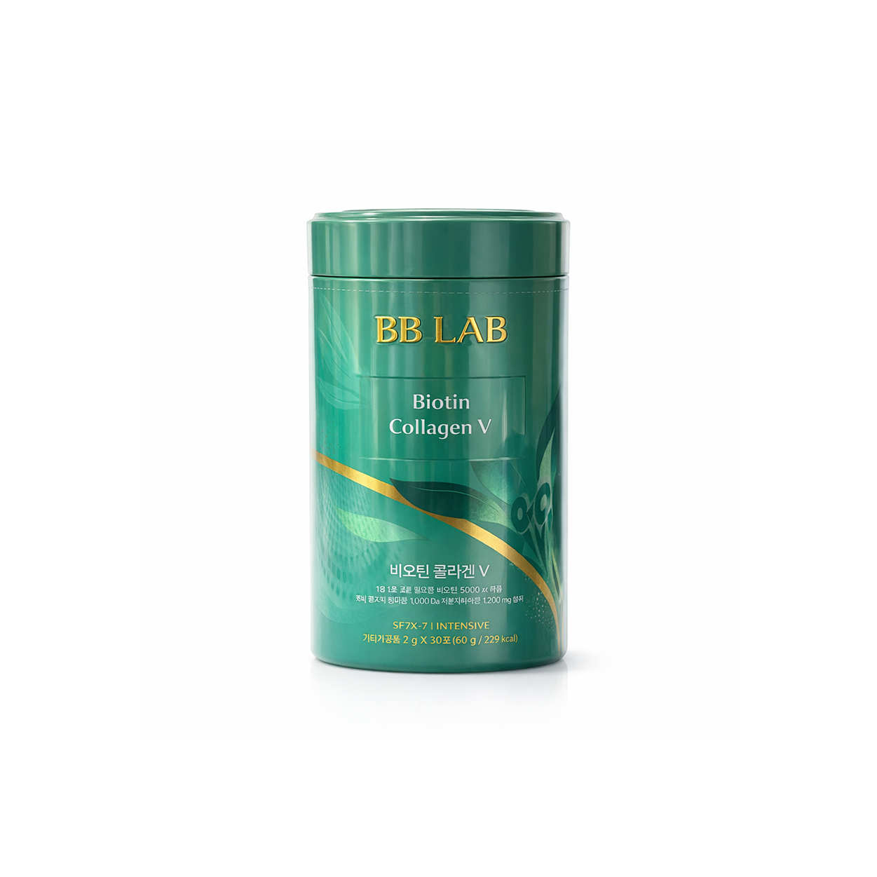 BB LAB Biotin Collagen V powder supplement 60g container for skin glow and hair support