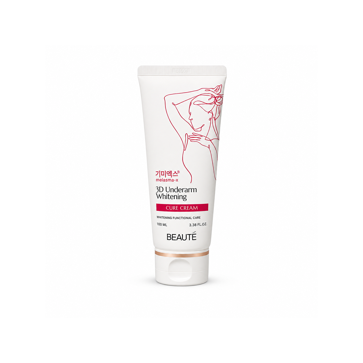 BEAUTÉ Melasma-X 3D Underarm Whitening Cure Cream 100ml, underarm whitening cream for brighter, even-looking skin