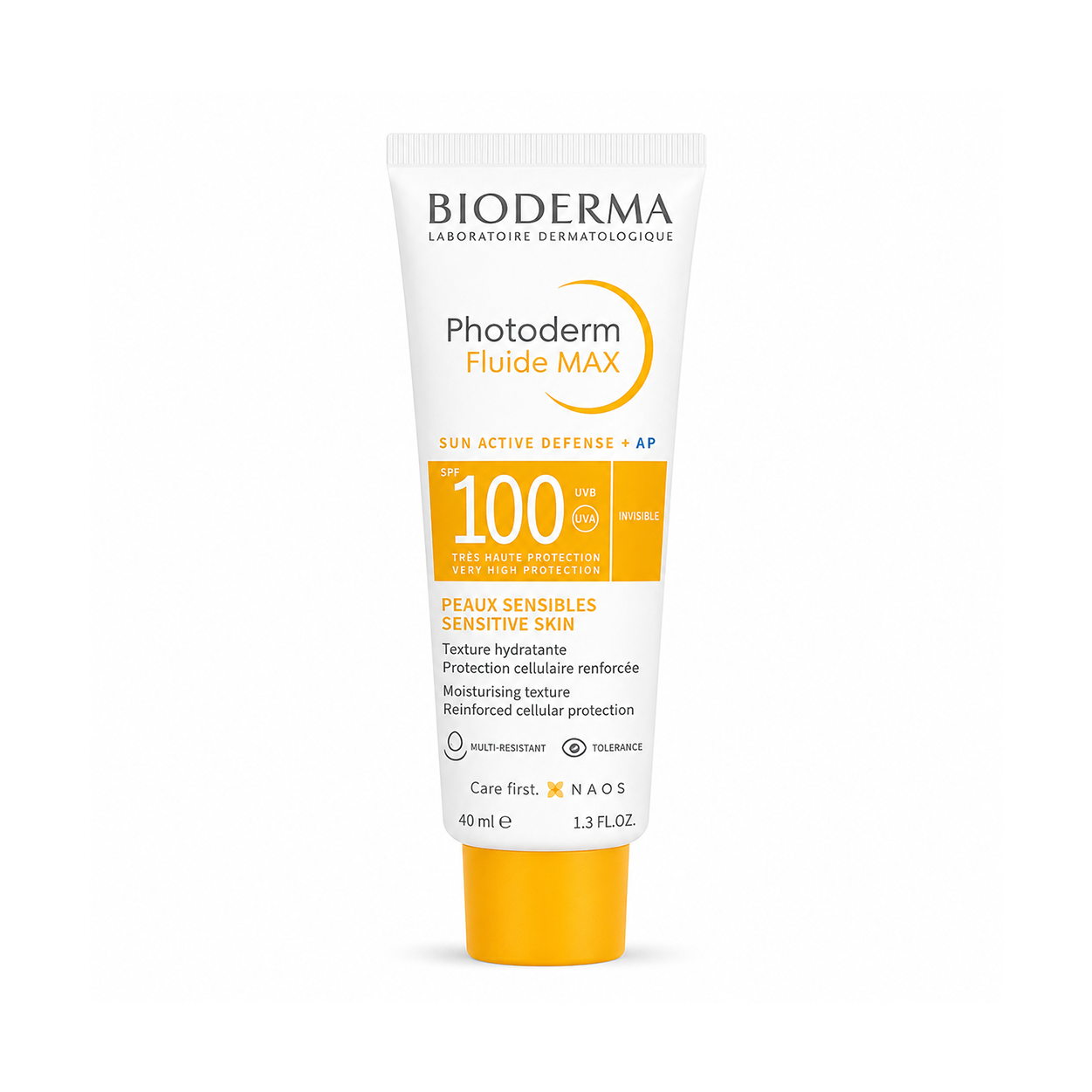 BIODERMA Photoderm Fluide MAX SPF 100 Invisible Sensitive Skin Face Sunscreen 1 + 1 Offer 2 × 40ml with very high UVA UVB protection