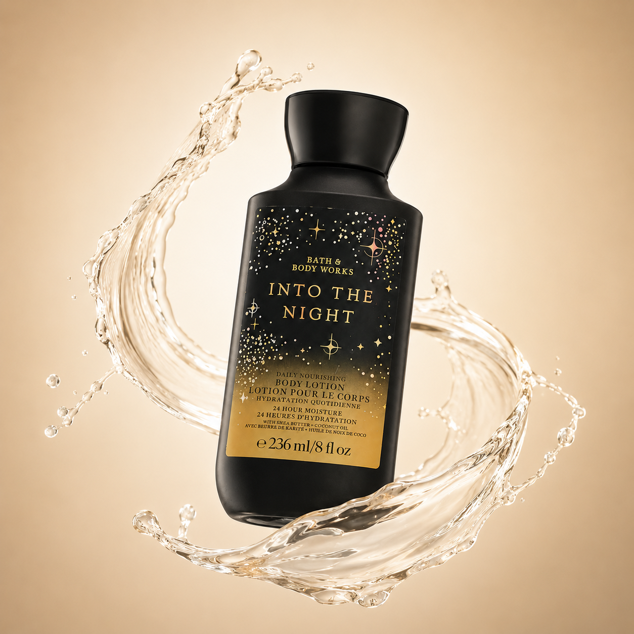 Bath & Body Works Into The Night Daily Nourishing Body Lotion 236ml body lotion with shea butter for long-lasting hydration and softer skin.