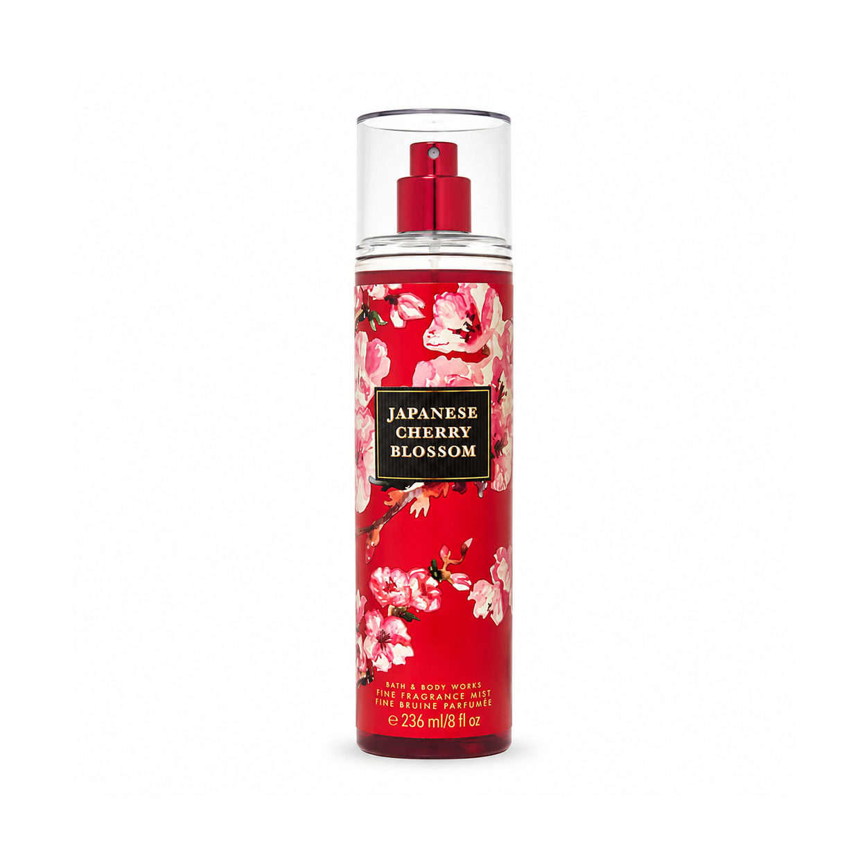 Bath & Body Works Japanese Cherry Blossom Fine Fragrance Mist 236ml body mist with floral fragrance notes for everyday freshness and long-lasting scent.