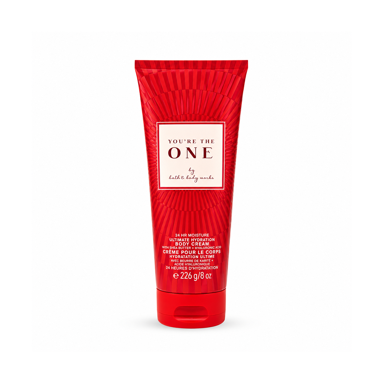 Bath & Body Works You're The One Ultimate Hydration Body Cream 226g, nourishing body cream with shea butter and hyaluronic acid for dry skin hydration.