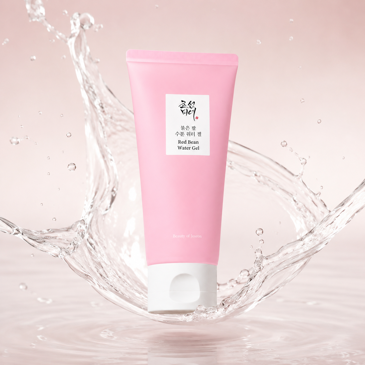 Beauty of Joseon Red Bean Water Gel Face Moisturizer 100ml, lightweight hydrating gel for oily and combination skin with red bean extract.