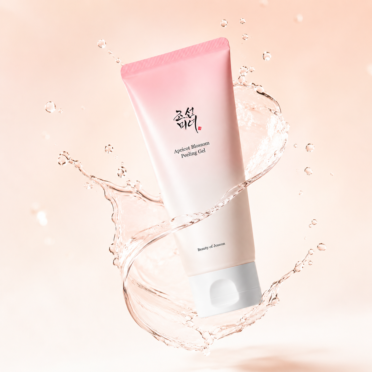 Beauty of Joseon Apricot Blossom Peeling Gel 100ml face exfoliator that gently removes dead skin cells for smoother, radiant skin.
