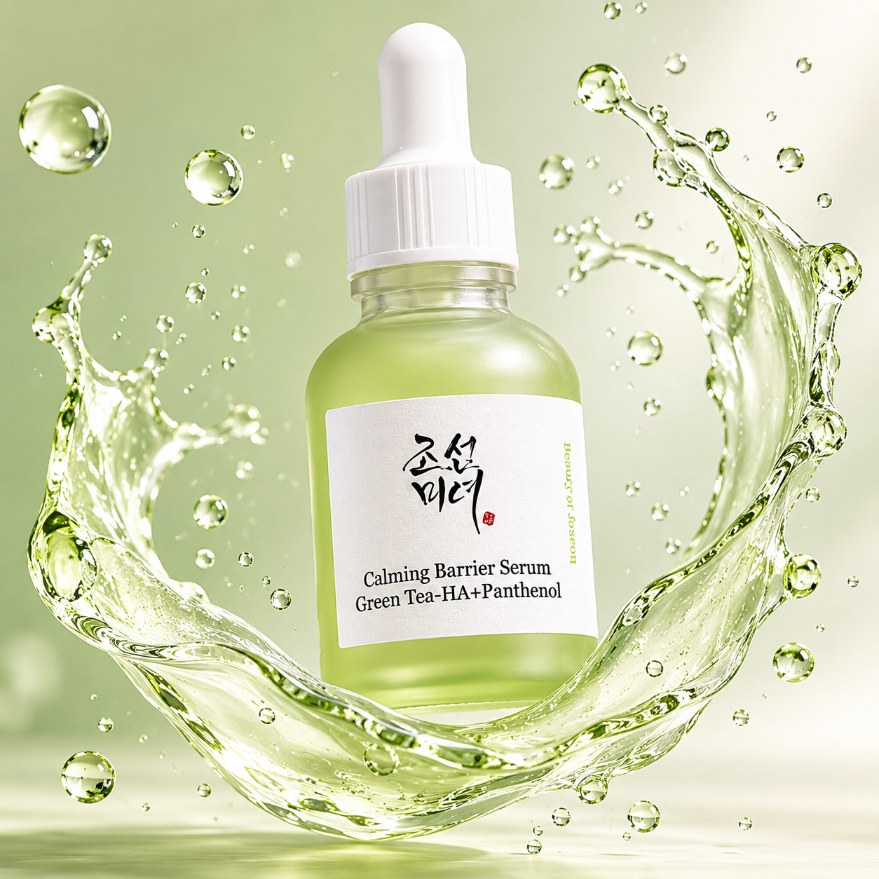 Beauty of Joseon Calming Serum Green Tea + Panthenol 30ml face serum for soothing sensitive skin and barrier support.