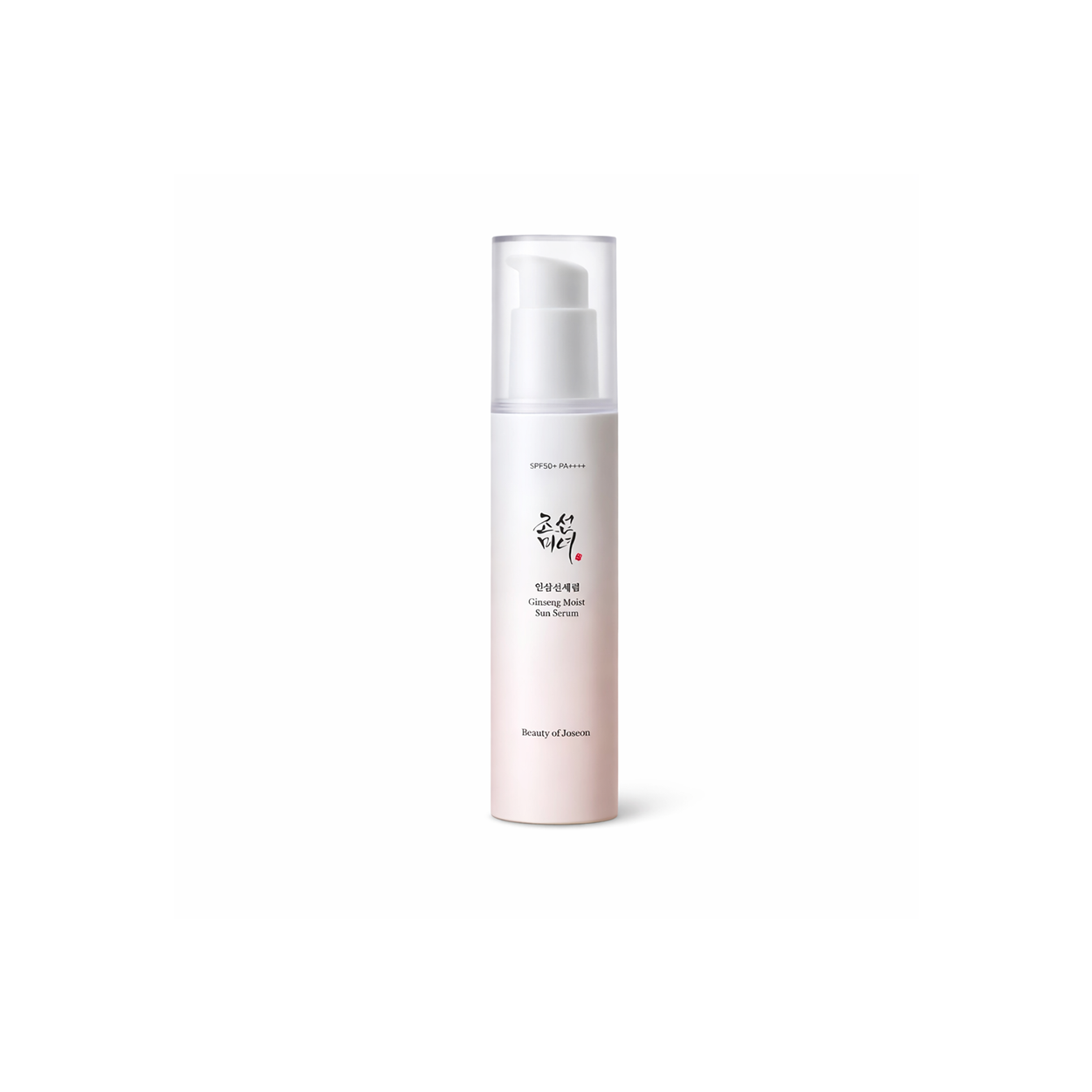 Beauty of Joseon Ginseng Moist Sun Serum SPF50+ PA++++ 50ml sunscreen serum with hydrating ginseng extract for daily UV protection