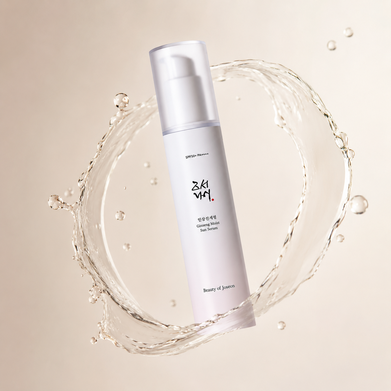 Beauty of Joseon Ginseng Moist Sun Serum SPF50+ PA++++ 50ml sunscreen serum with hydrating ginseng extract for daily UV protection