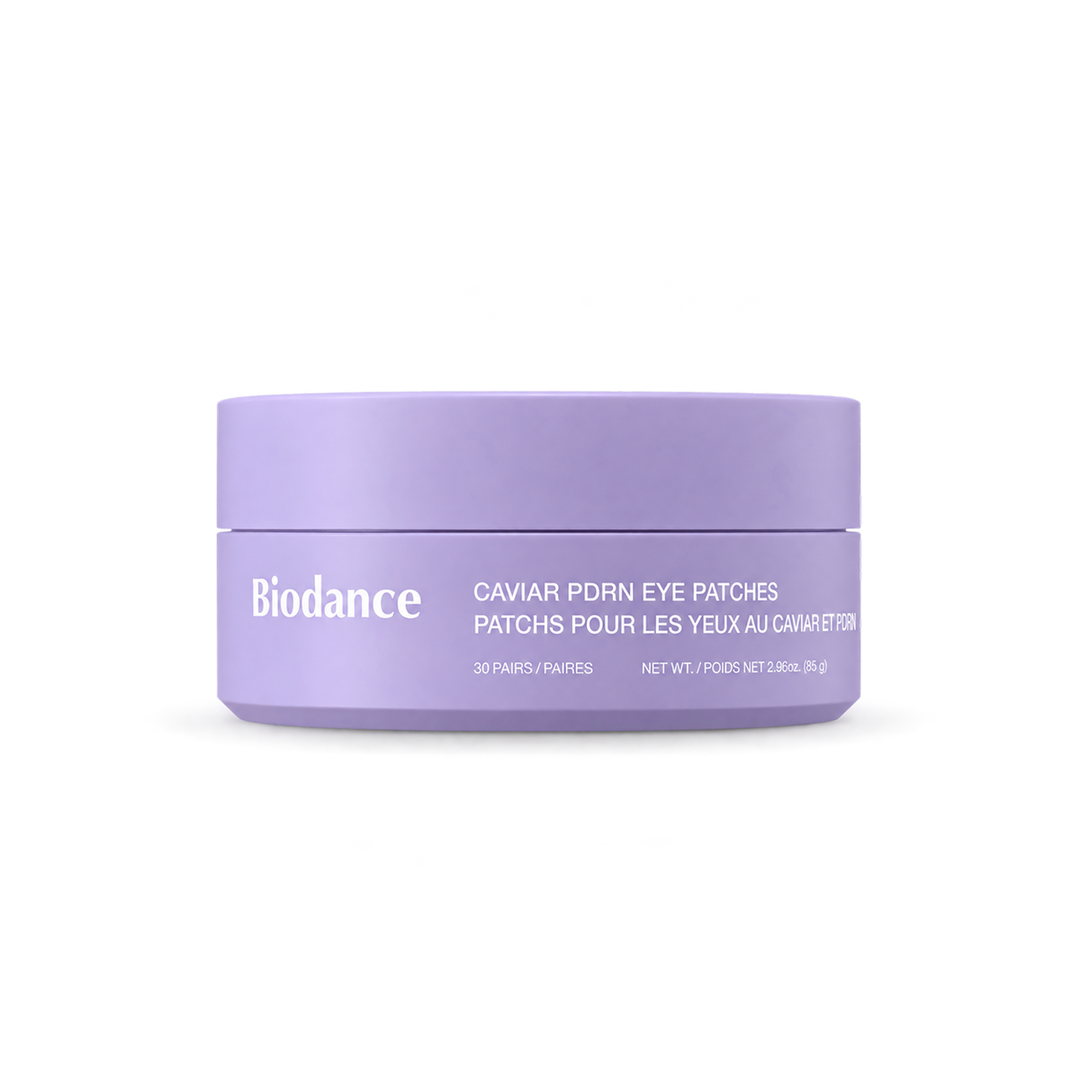 Biodance Caviar PDRN Eye Patches, 30 pairs, 85 g, under-eye skincare patches for hydration and smoother-looking skin.