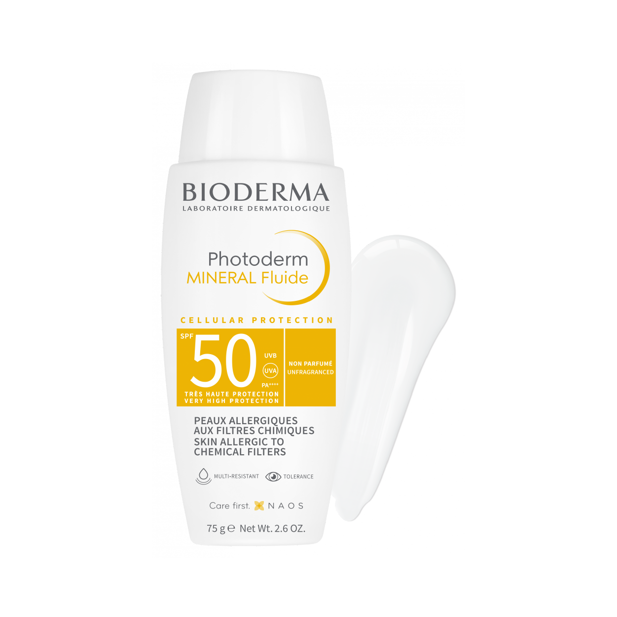 Bioderma Photoderm Mineral Fluid SPF 50+ Unfragranced 75g