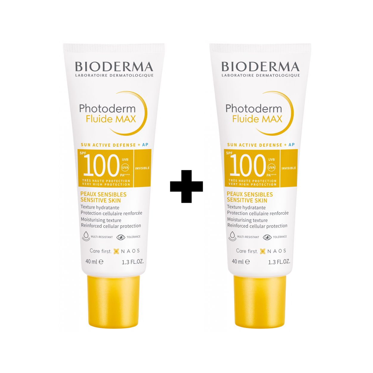 Bioderma Photoderm Max SPF 100+ Invisible Fluid Duo Pack 2x40ml